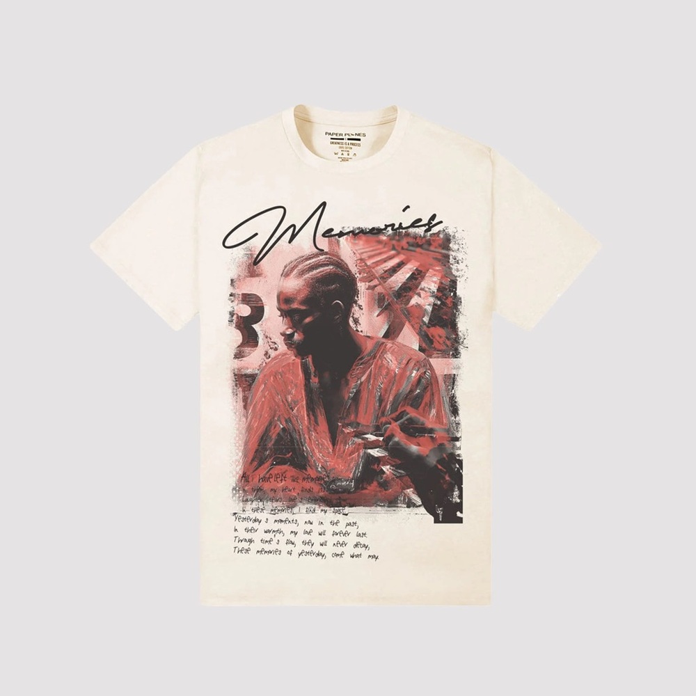 Mens Paper Planes Ip Holdings Memories Tee - Sizes Vary - Cream Color
